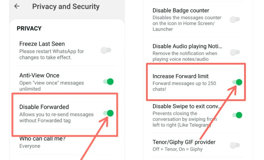 FM WhatsApp APK Freeze Last seen and limit