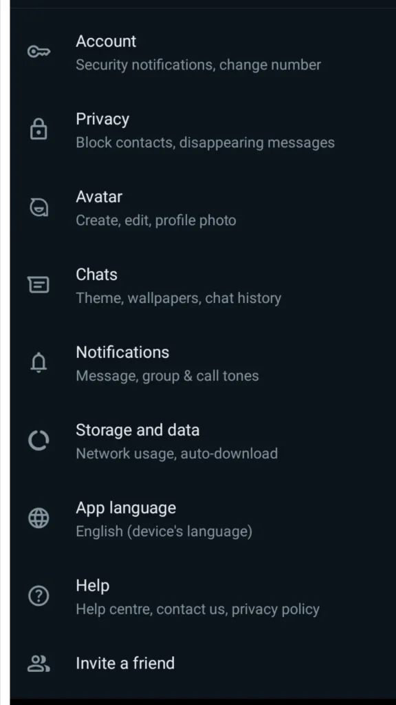 FM WhatsApp Account Setting