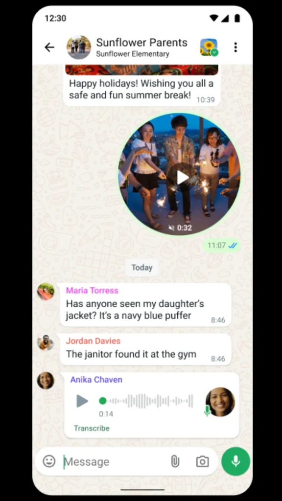 GB WhatsAPP send photo to many people Feature