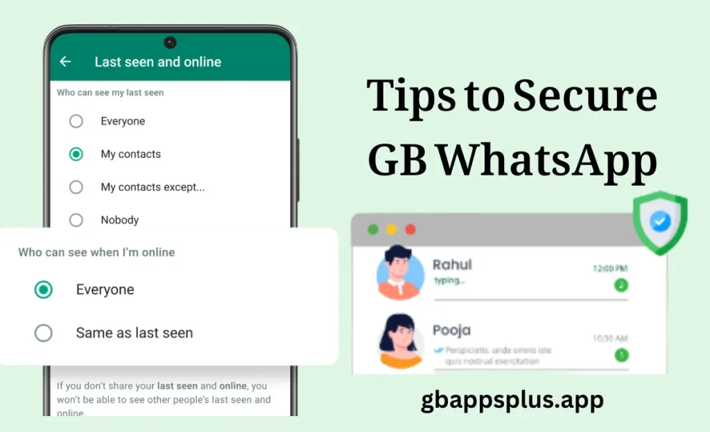 Tips to Secure GB WhatsApp