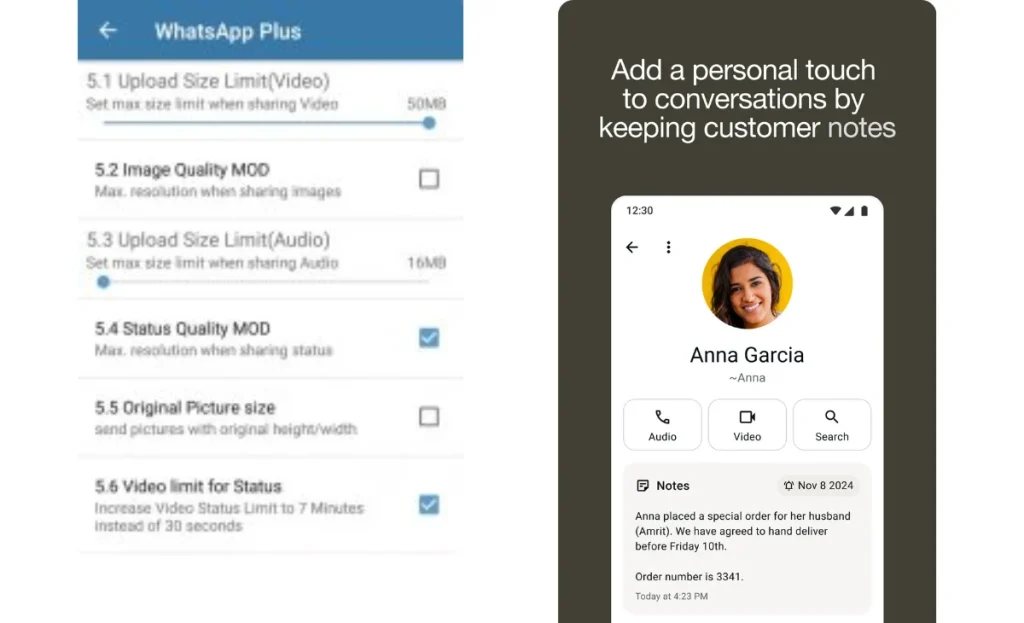 WhatsApp Plus Features